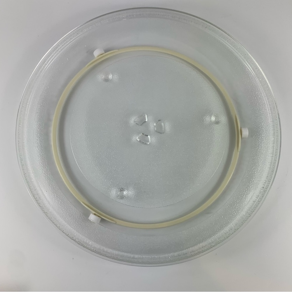 OEM Panasonic Microwave Glass Turntable & Wheeled Support 13 1/2" F06014T00AP